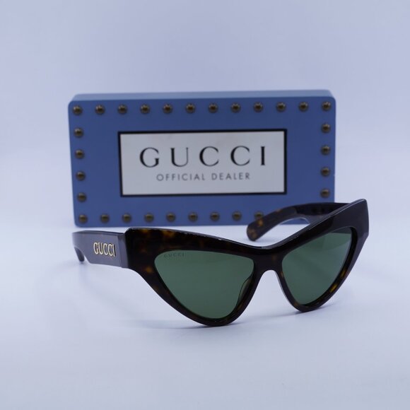 Final Price! Gucci GG1294S 004 Havana/Green Sunglasses main image 4